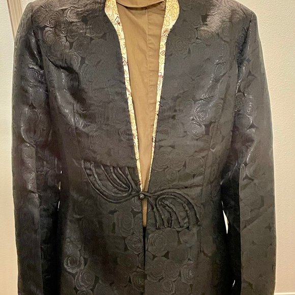 Black Dress Jacket Unisex - Picture 3 of 5